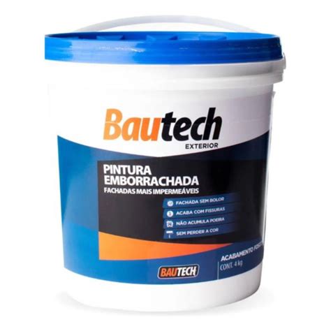 Tinta Acrílica Emborrachada Fosco 4kg Bautech Concreto Leroy Merlin