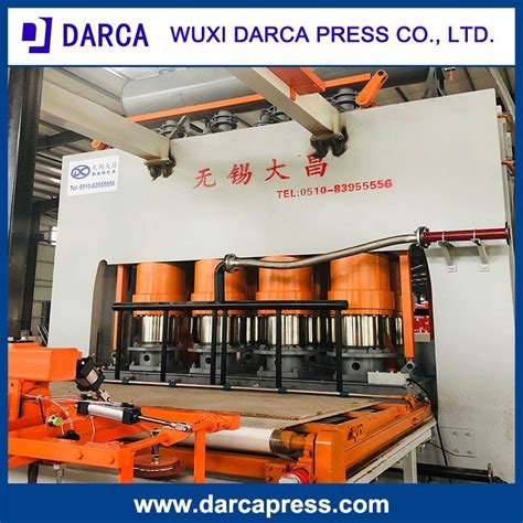China Custom MDF Short Cycle Melamine Lamination Hot Press Machine Suppliers Manufacturers