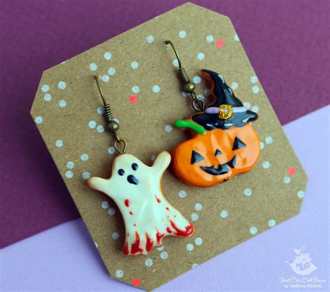 Halloween Earrings Handmade Polymer Clay Polymer Clay Etsy