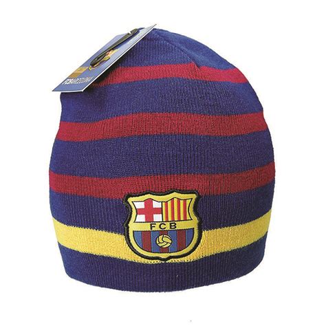 Fc Barcelona Beanie Official Winter Skull Cap Hat Authentic Messi