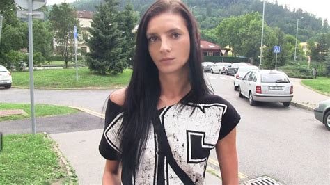 Public Agent Skinny Brunette Is Not Shy By Laura Obrien