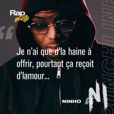 Punchlines Et Citations De Ninho Citation Rap Rap Citations De Rap