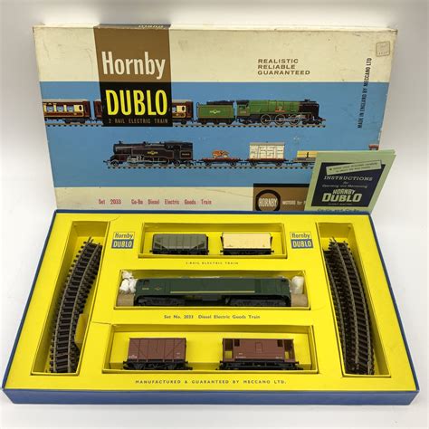 Hornby Dublo Two Rail Set 2033 Co Bo Diesel Electric Goods Train Set