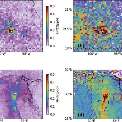 Co Located TROPOMI Retrieved XNO 2 A C And XCO B D Data Over