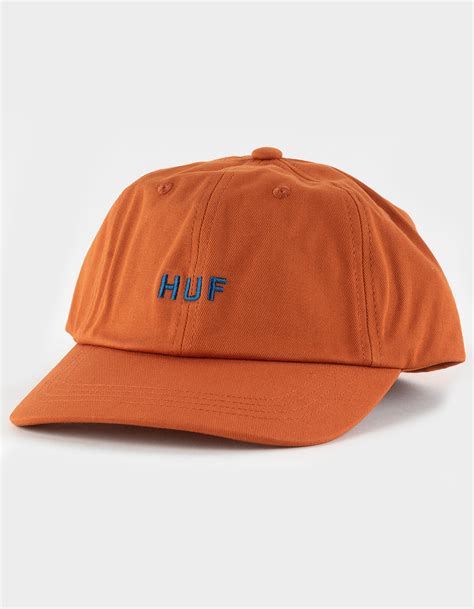 Huf Set Og Curved Visor 6 Panel Hat Orange Tillys