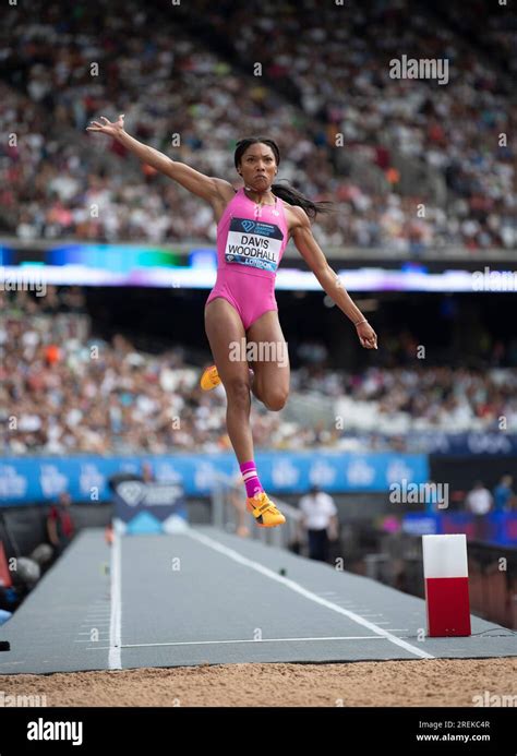 Tara Davis Woodhall Of The Usa Competing In The Womens Long Jump At