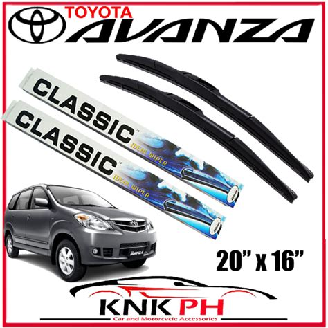 Toyota Avanza 2011 2016 20 X 16 Classic Ideal Wiper Hybrid Wiper