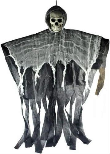 Mesh Gauze Black Hanging Halloween Skeleton For Decoration At Rs 200