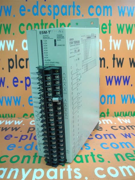 Omron Temperature Controller E5m Tm10qk 裕益科技自動化設備可程式編碼器plc分散式控制系統dcs