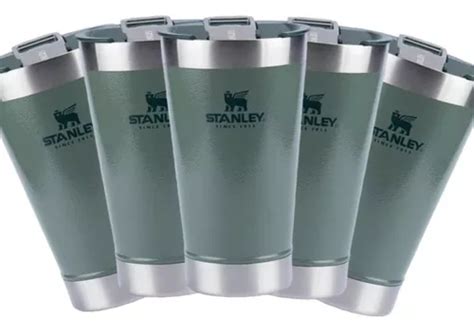 Vaso De Acero Inoxidable T Rmico Stanley Green De Ml Con Tapa Y