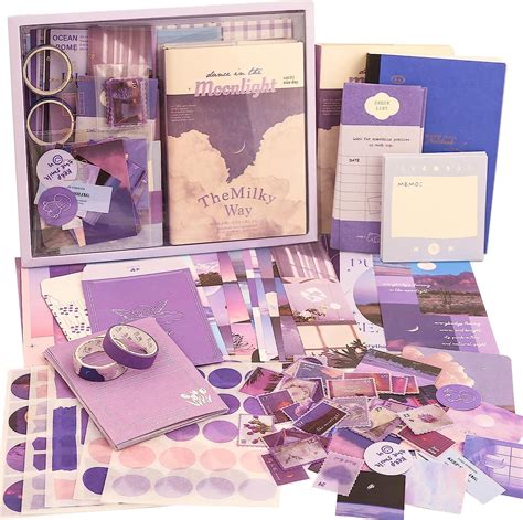 ISILA 155 Stück Vintage Scrapbook Zubehör Kit Ästhetische Bullet