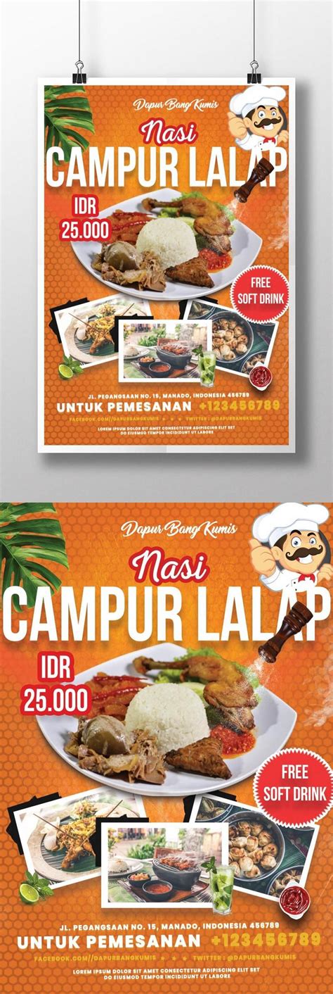 Gambar Poster Promosi Kuliner Indonesia Psd Unduhan Gratis Pikbest