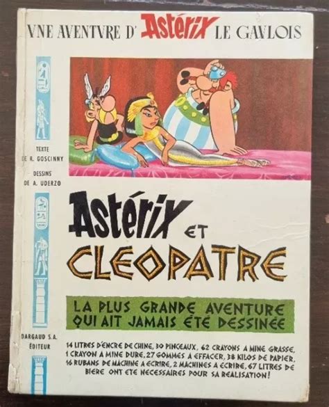 ASTERIX ET CLÉOPATRE Edition Dargaud 1 ère édition dite au menhir B