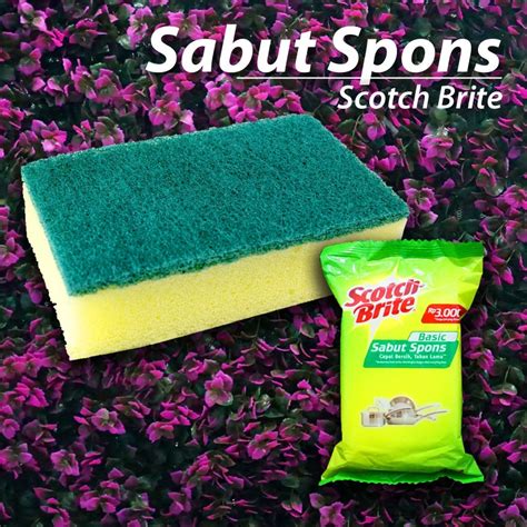 Jual Sabut Spons Cuci Piring Dan Alat Makan Scotch Brite 3M Indonesia