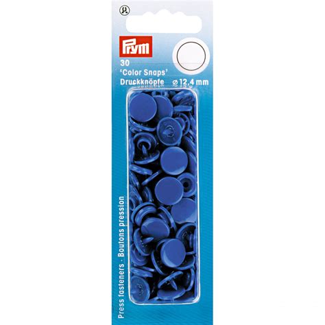 Prym Color Snaps Druckkn Pfe Kunststoff Rund Blau Mm Stk