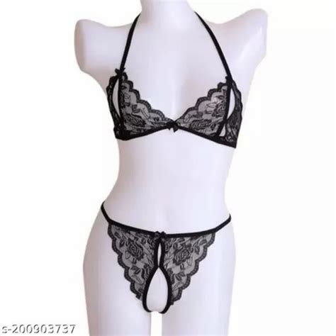 Lace Beach Wear Red Satin Bikini Set At 55 Set In New Delhi ID