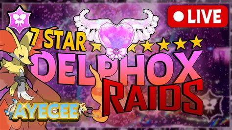 7 STAR DELPHOX RAIDS W Viewers Pokemon Scarlet Violet Tera Raid