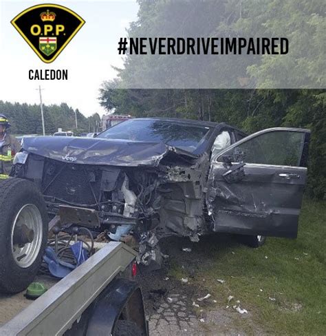 Caledon Opp Charges Driver Involved In Three Vehicle Collision With