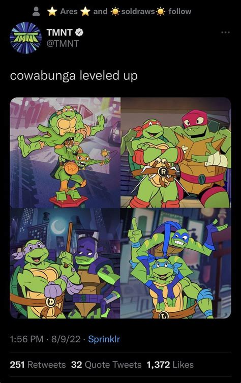 The Tmnt Twitter Account Has Been Updated To Include An Image Of