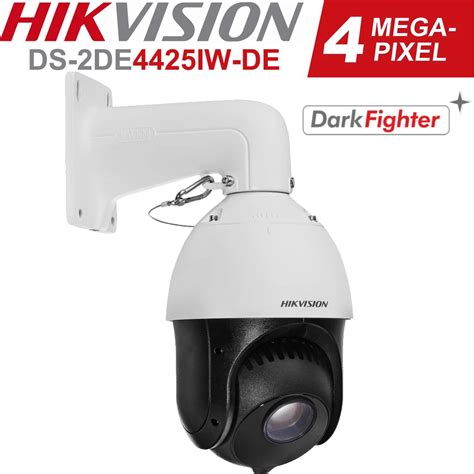 Hikvision IP PTZ Camera H 265 4MP DS 2DE4425IW DE 25X Powered By