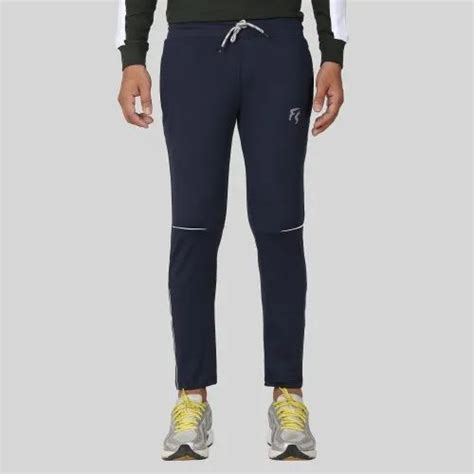 Male Blue Four Way Lycra Track Pant At Rs 237piece In Meerut Id