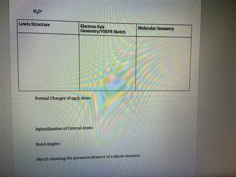 Solved HO- Lewis Structure Electron Pair Geometry/VSEPR | Chegg.com