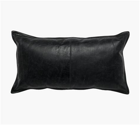 Pottery Barn Gaona Leather Lumbar Pillow Coolsprings Galleria