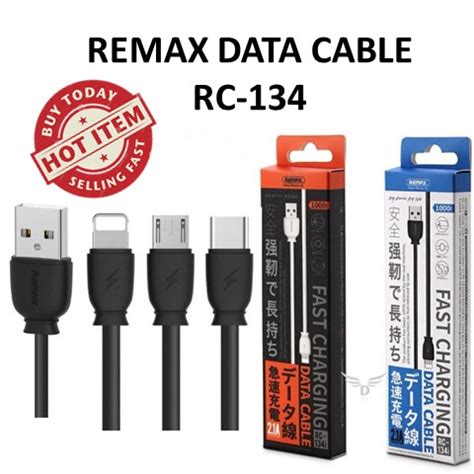 Remax RC 134 Suji Series Fast Charging Data Cable Micro Iphone