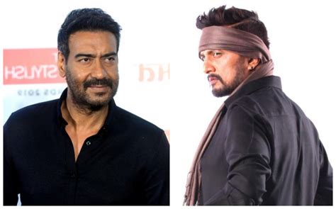 Ajay Devgn Kichcha Sudeep Engage In Brotherly Argument Over Hindi As