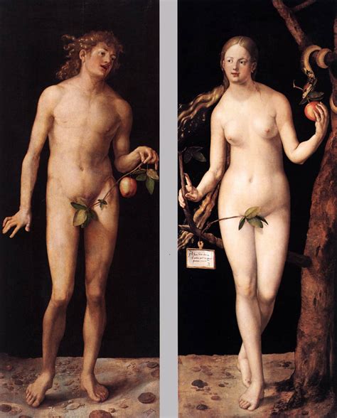 Adam And Eve By D Rer Albrecht