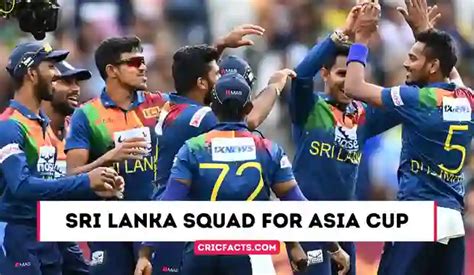 Sri Lanka Squad For Asia Cup 2023