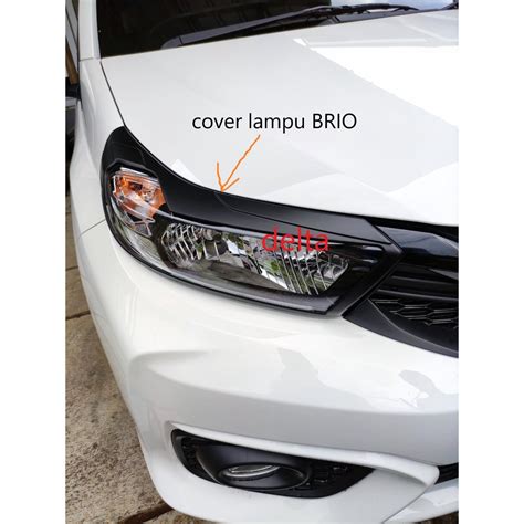 Jual Garnish Cover Lampu HITAM Honda All New Brio SATYA RS URBANITE