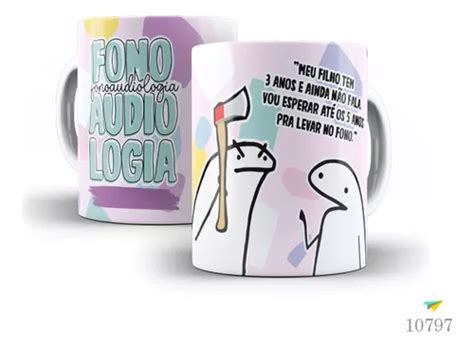 Caneca Flork Profissões Fonoaudiologia Parcelamento sem juros