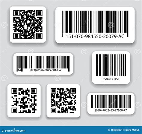 Realistic Bar Code Icon Stock Vector Illustration Of Scanner 158643871