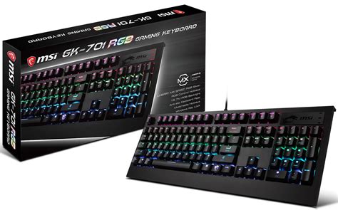 Msi Presenta El Teclado Mec Nico Gk Rgb Geektopia