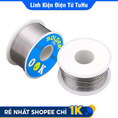 Mua Thiếc Hàn Solder Wire 0 8mm 100g Tỷ Lệ 63 37 Sn Pb SOLDER OK giá rẻ