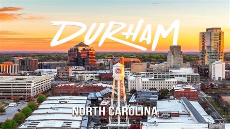 Durham North Carolina K Aerial Footage Dji Mavic Youtube