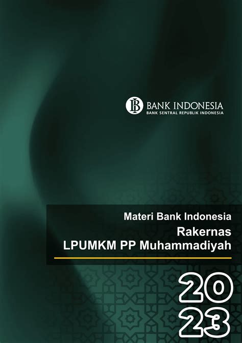 Materi Rakernas LP UMKM PP Muhammadiyah LP UMKM PPM