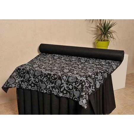 Nappe Rouleau PP Non Tissé Noir Cachemire 1 2x50m 50g 1 Uté