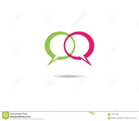 Speech Bubble Symbol Illustration Stock Vector Illustration Of Communication Discussion