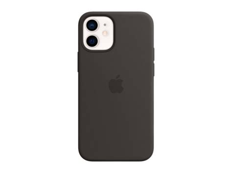 Iphone 12 Mini Silicone Case With Magsafe Black Mastec D O O