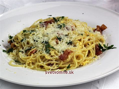 Pagety Carbonara Recept Svetvomne Sk