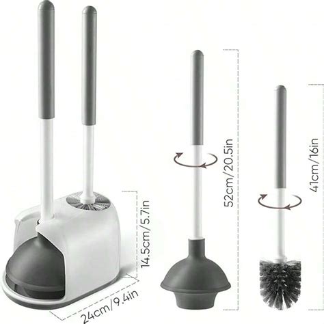 Toilet Brush And Plunger Set Toilet Plungers For Bathroom Heavy Duty