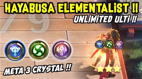 Hayabusa Elementalist Crystal Unlimited Ulti Combo Magic Chess