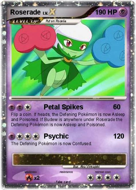 Pokémon Roserade 125 125 - Petal Spikes - My Pokemon Card