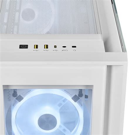 Case Cosair ICUE 5000X RGB QL Edition Mid Tower ATX Case True White CC