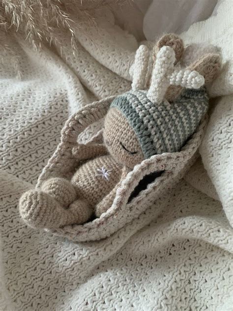 Crochet pattern baby bunny deer häkel anleitung reh hase etsy Artofit