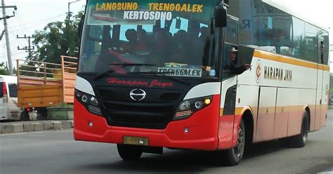 Jadwal Dan Tarif Bus Harapan Jaya Surabaya Tulungagung Terbaru