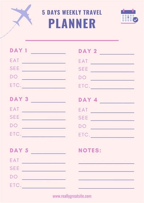 Page 17 Free Printable Planner Templates To Customize Canva