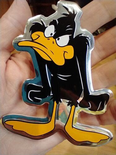 Warner Bros Looney Tunes Daffy Duck 3.75 x 3.25 Inch Metal Metallic ...